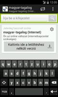 Hungarian-Tagalog Dictionary पोस्टर