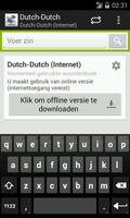 Dutch-Dutch Dictionary-poster