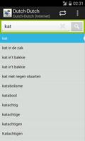 برنامه‌نما Dutch-Dutch Dictionary عکس از صفحه