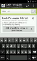 Poster Dutch-Portuguese Dictionary