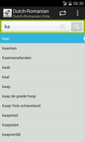 Dutch-Romanian Dictionary screenshot 1