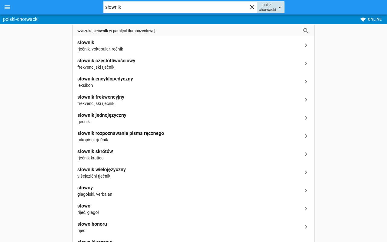 Chorwacko-Polski słownik for Android - APK Download