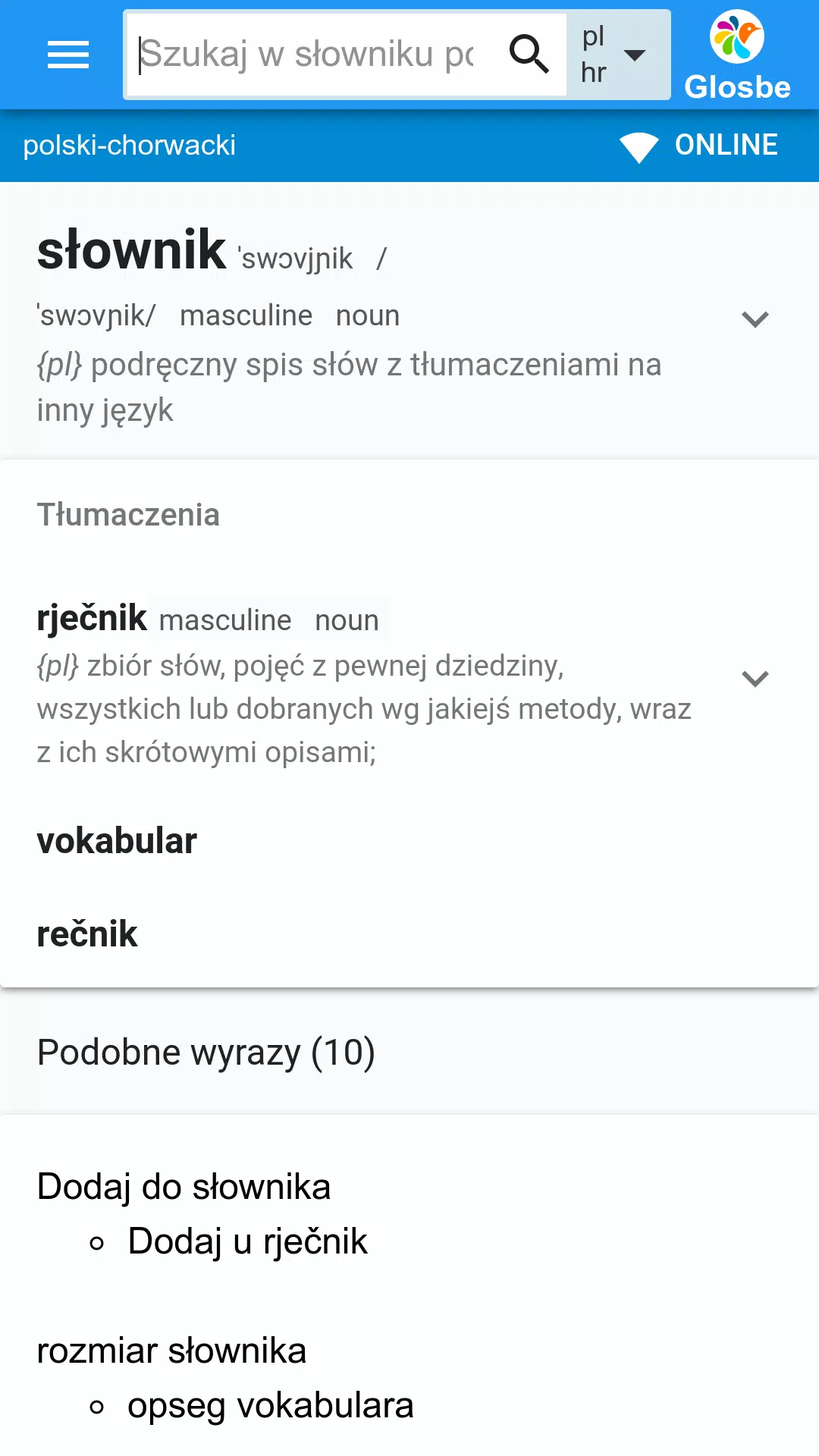 Chorwacko-Polski słownik APK for Android Download