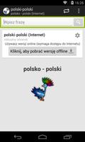 پوستر polsko - polski słownik