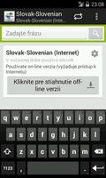 Slovak-Slovenian slovník 海报