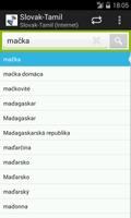 Slovak-Tamil Dictionary syot layar 2