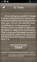 3 Schermata IQ tests