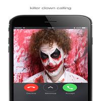 clown killer calling prank Affiche