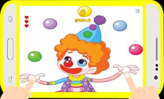 game clown magic balls poster