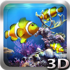 Clownfish Aquarium 3D FREE icône
