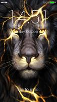 Lion Lock Screen Affiche