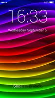 Rainbow Password Lock Screen اسکرین شاٹ 1