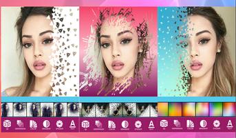 youcam perfect makeup: pixel effect 2018 imagem de tela 1
