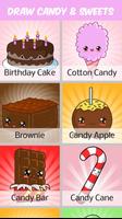 How to Draw Candy and Sweets Affiche