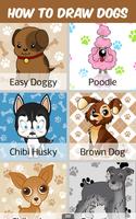 How to Draw Dogs and Puppy's Affiche