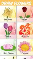 How to Draw Flowers Affiche