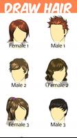 How to Draw Hair Styles Poster