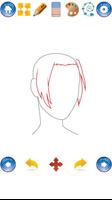 How to Draw Hair Styles captura de pantalla 1