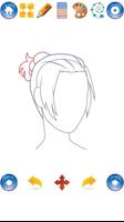 How to Draw Hair Styles captura de pantalla 3