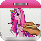 How to Draw Pony and Ponies أيقونة