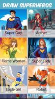 How to Draw Superheros Affiche