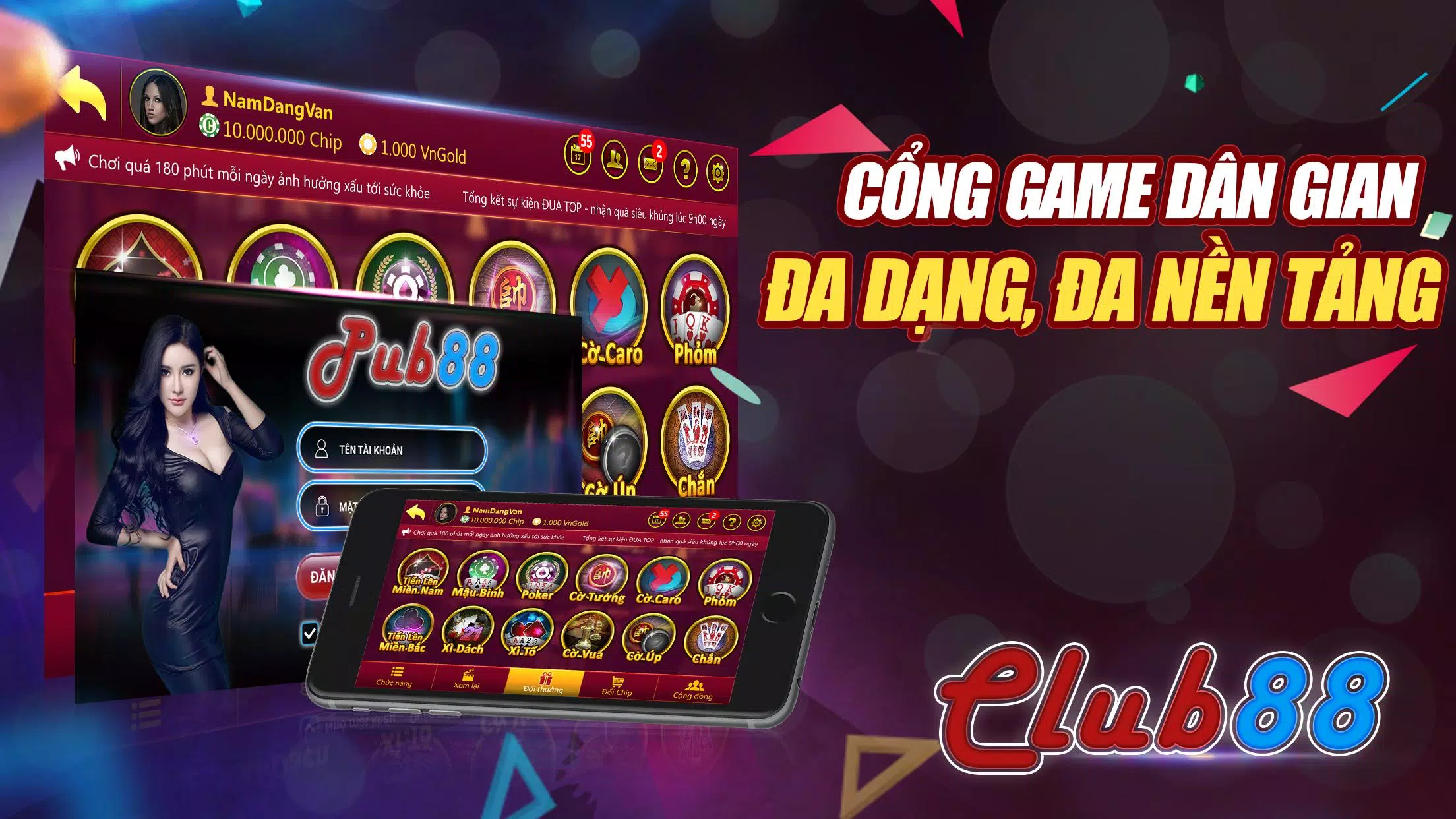 Sao Club - Danh bai doi thuong-Game bai doi thuong Apk Download for  Android- Latest version 1.3- app.com.gb.vl88