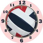 Volleyball Clock Widget-RWB أيقونة