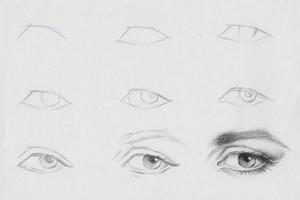 Learn to Draw Eyes captura de pantalla 1