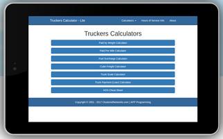 Truckers Calculator ภาพหน้าจอ 2