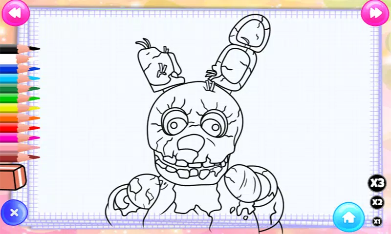 desenhos do jogo Five Nights at Freddy s para colorir  Livro de colorir,  Desenhos para colorir, Pinturas para colorir