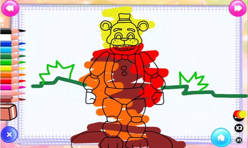 desenhos do jogo Five Nights at Freddy s para colorir Livro de colorir, Desenhos para colorir, Pinturas para colorir