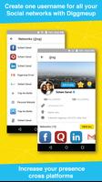Diggmeup - Your Universal Digital Profile Cartaz