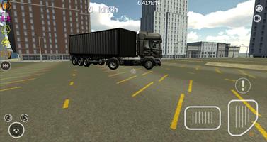 Real Truck Drive Simulator 3D Poster