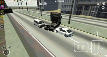 Real Truck Drive Simulator 3D captura de pantalla 1