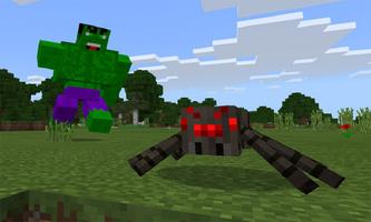 Mos Green Super Hero for MCPE Ekran Görüntüsü 1