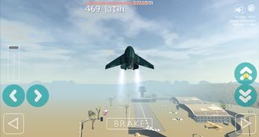 برنامه‌نما Jet Flying Free 3D عکس از صفحه