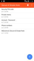 Private Note - Password Notes capture d'écran 1
