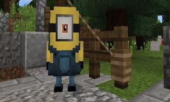 Yellow Friends mod for MCPE پوسٹر