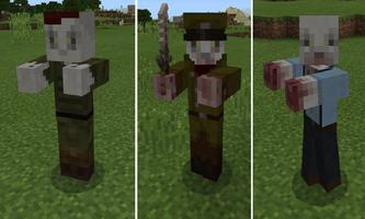 Mod Zombie Craft for MCPE capture d'écran 1