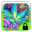 Neon Trippe Emerald Weed Locker Theme icône