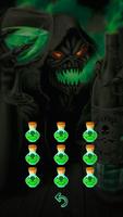 Green Toxic Skull Locker Theme اسکرین شاٹ 1