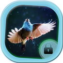 Sweet Blue Bird Locker Theme APK