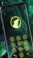 Green Wolf Locker Theme capture d'écran 2