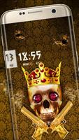 Golden Gun Skull Locker Theme Poster