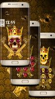 برنامه‌نما Golden Gun Skull Locker Theme عکس از صفحه