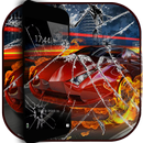 Crash Red Flame Sports Car-APK