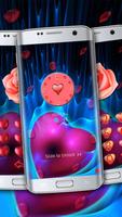 Poster Neon Heart Locker Theme