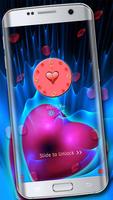 Neon Heart Locker Theme captura de pantalla 2