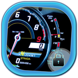 Car Speedometer Locker Theme icône