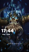 برنامه‌نما Blue Skull Locker Theme عکس از صفحه